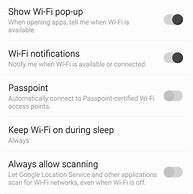 Image result for Samsung Phone Wi-Fi Settings