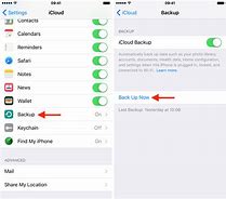 Image result for Where Is Back Up in Settings On iPhone
