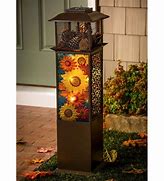 Image result for Solar Outdoor Stain Glass Lanterns