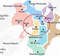 Image result for Osaka Kyoto Map