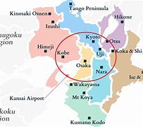 Image result for Kyoto and Osaka Map