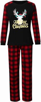 Image result for Button Up Christmas Pajamas