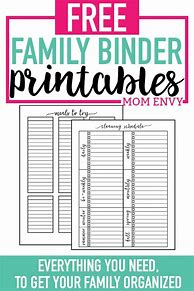 Image result for Family Binder Printables Free