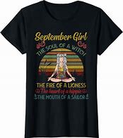 Image result for September Girl T-Shirt