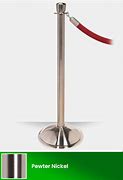 Image result for Stanchions Silver Base Black Rope