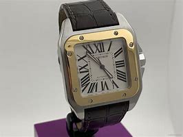 Image result for Cartier Gold Watch Silver Outline