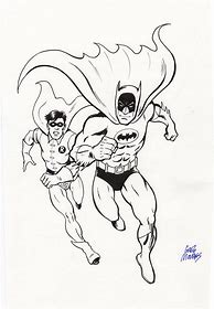 Image result for Draw Batman Robin