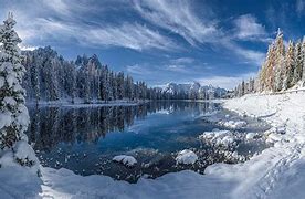 Image result for Blue Landscape Winter Scene