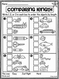 Image result for Measuring Length Worksheets First Grade