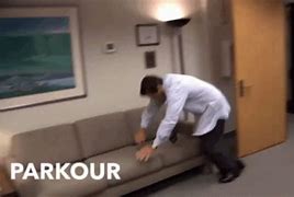 Image result for The Office Parkour Meme Template