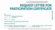 Image result for Participation Request Letter