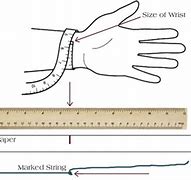 Image result for Wrist Size Ruler