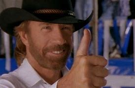 Image result for Chuck Norris Thumbs Up