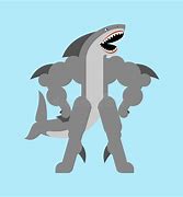 Image result for Strong Fish Cartoon