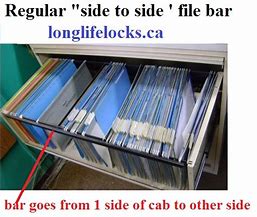 Image result for Filing Cabinet Bars for Hanging Files