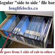 Image result for File Cabinet Bar Rails