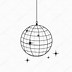 Image result for Disco Ball Drawing
