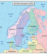 Image result for Northern Europe On a Map