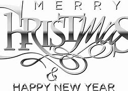 Image result for Merry Christmas and Happy New Year White Background