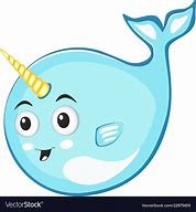 Image result for Cute Cartoon Narwhal