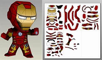 Image result for Papercraft Avengers