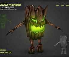 Image result for Wood Monster Cartoon