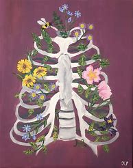 Image result for Rib Cage Painting