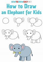 Image result for Easy to Draw Elephant Step by Step