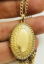 Image result for Gold Locket Necklace