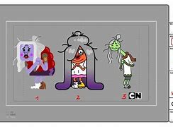 Image result for Color by Number Cartoon Characters