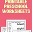 Image result for Pre-Kinder Printable Worksheets Free