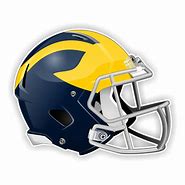 Image result for Stickers On Michigan Helmets