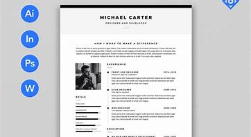 Image result for indesign resumes template