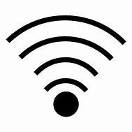 Image result for Transparent Wifi Symbol Red One Dot