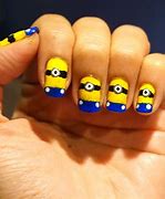 Image result for Minion Nail Art