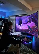 Image result for Gaming Set Up Curved Monitor