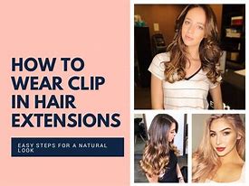 Image result for Easy Clip in Hair Extensions