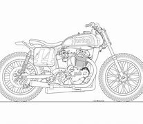 Image result for Line Art Broken Motorcycle