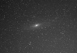 Image result for Andromeda Galaxy Black and White