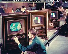 Image result for Early Color TV