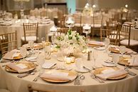 Image result for Gold and Cream Wedding Table Decorations