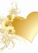 Image result for Gold Heart Designs Clip Art