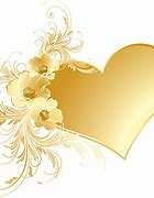 Image result for Transparent Gold Heart Frames