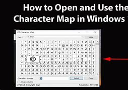 Image result for Windows 8 Character Map