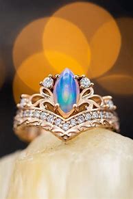 Image result for Red Opal Gemstone Ring