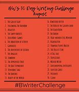 Image result for 30-Day Writing Prompt Challenge