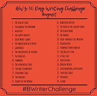 Image result for 30 Days of Writing