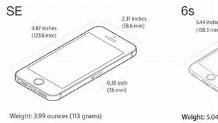 Image result for How Many Inches Is a iPhone 6 SE