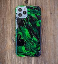 Image result for Black iPhone with Green Case