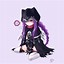 Image result for Purple Hoodie Anime Girl